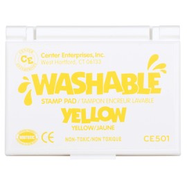 CENTER ENTERPRISES CE-501 STAMP PAD WASHABLE YELLOW