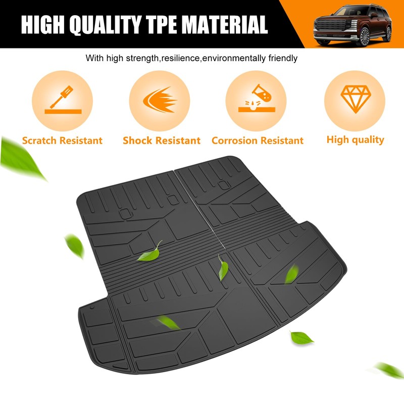 Cargo Mat Compatible with 2026 Hyundai Palisade Cargo Liner Trunk