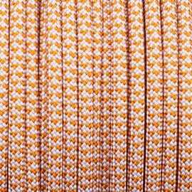 PARACORD PLANET Heart Pattern 550 Paracord – 4mm 7-Strand Nylon Rope for Crafts, Bracelets, Keychains, and Outdoor Use – Strong Survival Cord in Fun Valentine Colors – 10ft to 1000ft Hanks & Spools