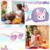 RSXING Girls Handbag Rabbit Bags Purple Little Girl Purse Small