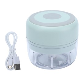 100ml Electric Garlic Chopper USB Rechargeable Portable Meat Grinder Mincer for Home KitchenGreen