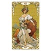 Golden Art Nouveau Tarot - Mini Tarot (Tarocchi)