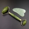 Premium Quality Double Headed Jade Roller and Gua Sha Set-