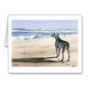 DJ Rogers Fine Art Weimaraner At The Beach - Set