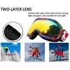 BeBeFun Ski Goggles Glasses for Toddler and Kids with Double