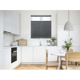 Linen Avenue Cordless Cellular Top Down Bottom Up Light Filtering Shade 24 W x 66 H, Platinum (Arrives 1/4" Narrower)