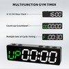 Mini Portable Gym Timer Clock, Large LED Digital Display Screen,