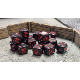 Commando D6 Dice Set (16) Bolt Action by Warlord Games