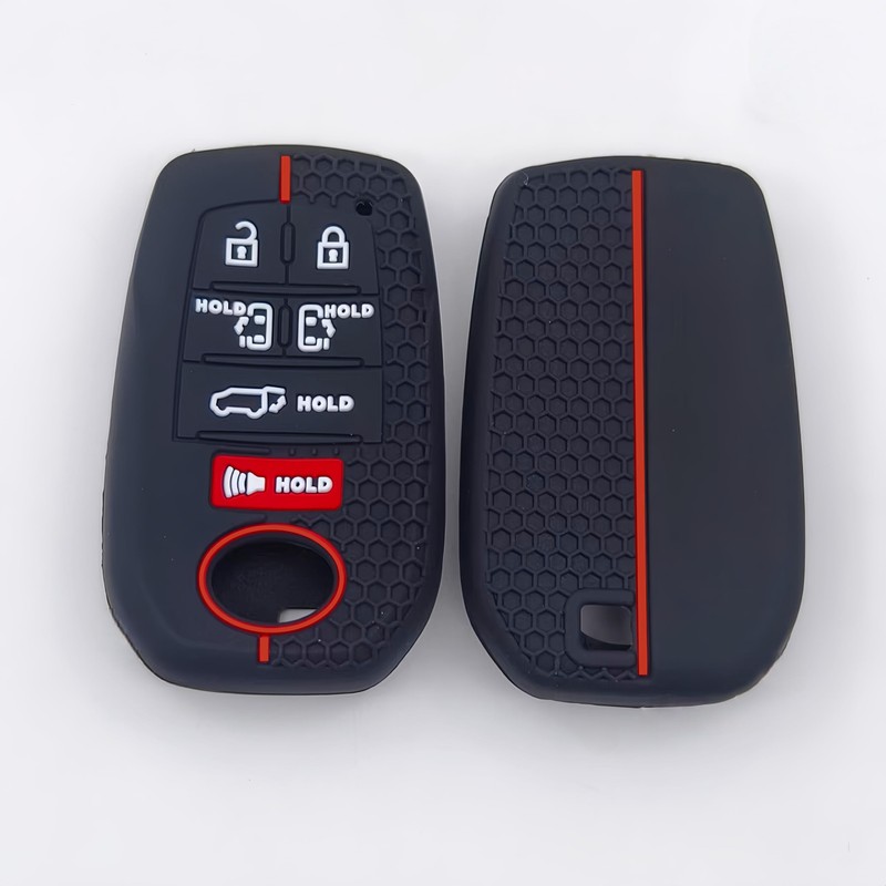 Laisiou Silicone Key Fob Cover Case for Toyota Sienna XSE