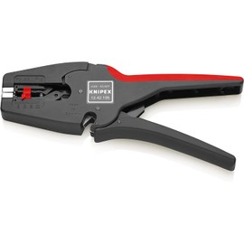 Knipex Selbstanpassende Abisolierzange - KNIPEX MultiStrip10 automatische Abisolierzange; to professionellen Entfernen from Isolationen an Leitern from 0,03 up to 10,0 mm² ; 12 42 195 SB
