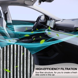 HMENG Comb Engine Cabin Air Filter for Honda Civic 1.5L 2017