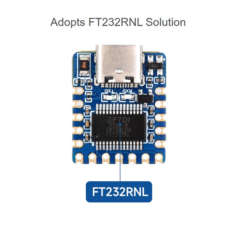 iiunius USB to UART (TTL) Micro Communication Module Onboard FT232RNL