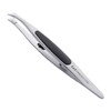 Kai Fashionable Tweezers Tweezers with Rubber Anti-Slip HL0405 1 Piece
