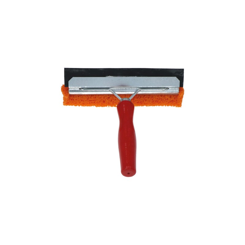 Carpoint 1729910 Scheibenreiniger Red 145mm breit kurzer Holzgriff