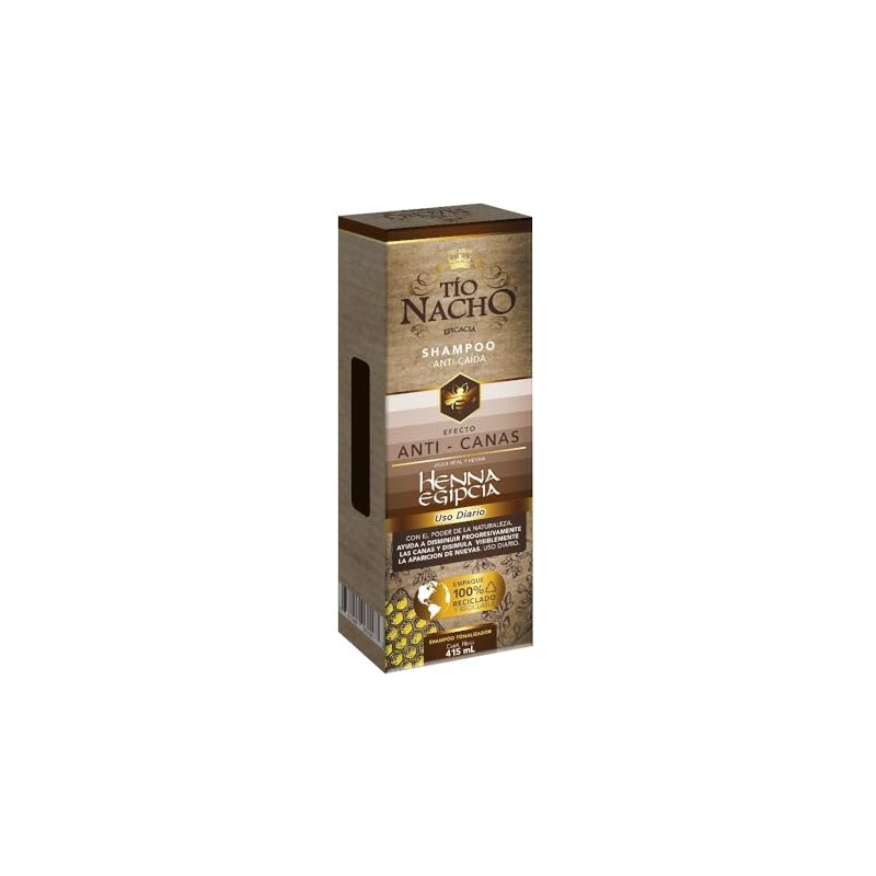 TÍO NACHO Shampoo Anti-Canas Anti-Caída 415ml