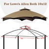 SCOCANOPY Khaki Ripstop Replacement Cover for Lowe's Allen Roth 10X12