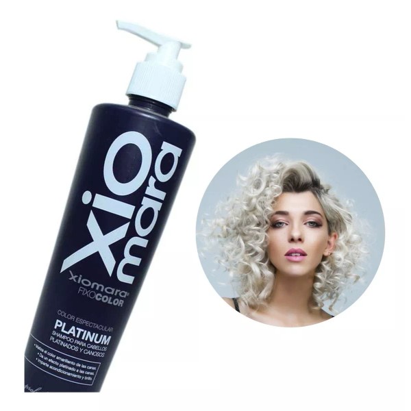 Xiomara 12 Shampoo Matizador Platinum Mechas Bayalage 250ml