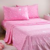 JSD Gradient Pink Moon Stars Kids Sheet Set Twin Size,