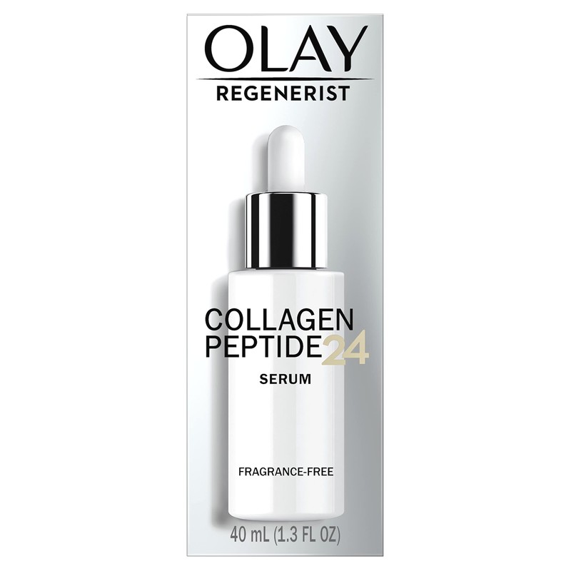 Olay Collagen Peptide Visibly Firming Serum, Fragrance-Free, 1.3 FL OZ