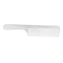 Vaguelly 1pc Professional Titanium Steel Barber Comb Static Hairdressing Tool for Salon Home Use Durable Unbreakable Design for Thick Curly Straight Hair Styling