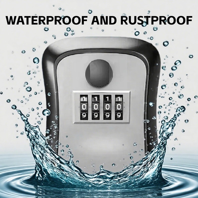 Pack of 2 Key Safe with Number Code Key Safe