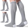 CelerSport 3 Pairs Compression Socks for Men and Women 20-30