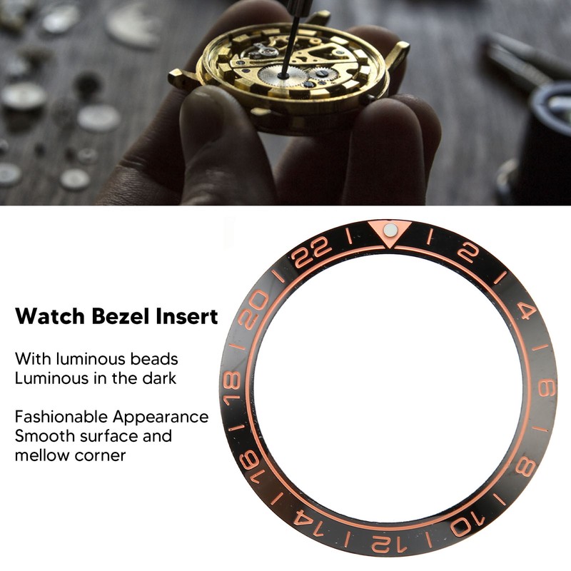 Watch Bezel Insert 41.5mm Ceramic Watch Bezel Ring Repair Replacement