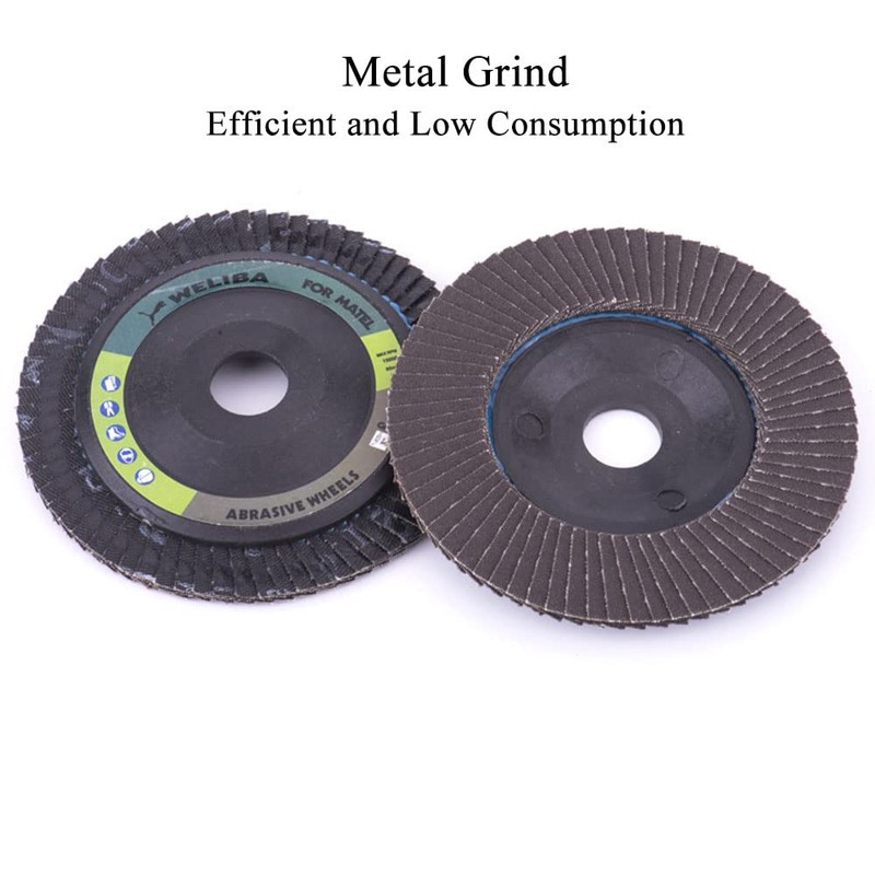 5 Pieces 320# Flap Grinding Discs Angle Grinder Discs Grinder