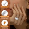2-Pack Gold Plated Stacking Rings for Oura Ring 4/Gen 3,Non