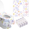 Preboun 40 Pack Toilet Seat Covers Disposable for Kids Extra