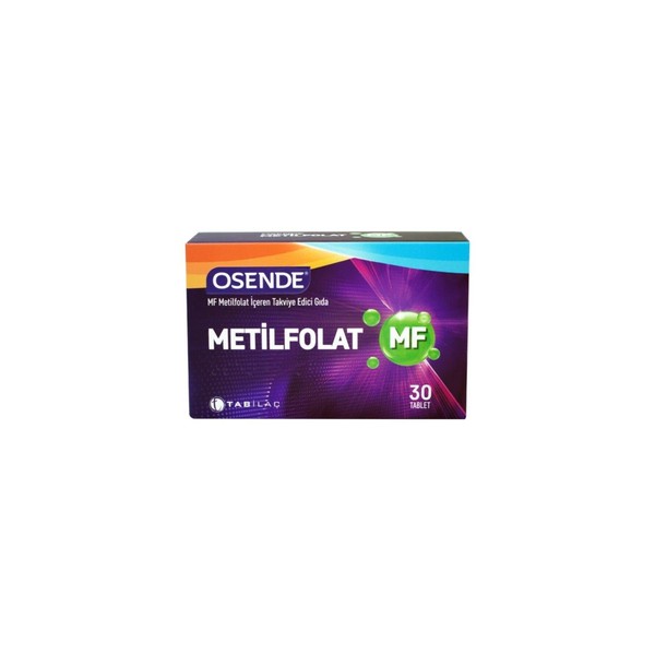 Tab İlaç Osende Metilfolat 30 Tablet