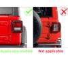 POETRYXIAO Tail Light Cover Guard with Dog Paw Style (Halogen