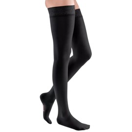 Medi mediven Elegance KKL 2 AG Thigh Stockings Normal without Open Toe, black