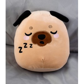 Puckator Squidglys Gus the Pug Adoramals Pets Plush Toy - Plushies Cute Animal Baby Newborn Kids Toys Stuff Gifts Gift For Girlfriend Cuddly Stuffed Toy Plushie