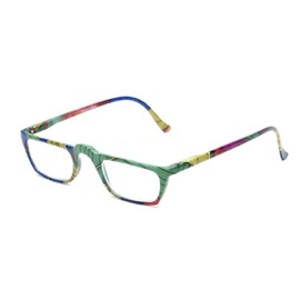 Pink Ribbon Shades The Carribean Tropical Half Moon Rim Readers Clear Reading Glasses Cheaters + 2.00 Tropical Flowers