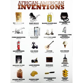 Tri-Seven Entertainment African American Inventors Poster Black History Famous People Inventions (18x24)