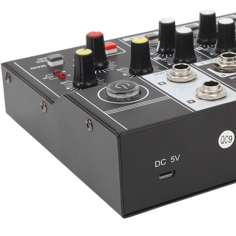 8 Channel Sound Mixer Sound Board Console 2 Modes Aluminium