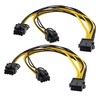 zdyCGTime 2 Pack 8 Pin PCI-E PCI Express Graphics Video