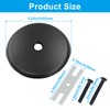 Waziaqoc Tub Overflow Drain Cover, Single Hole Bathtub Drain Overflow