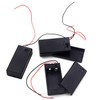 LAMPVPATH (Pack of 3 9v Battery Holder, 9 Volt Battery