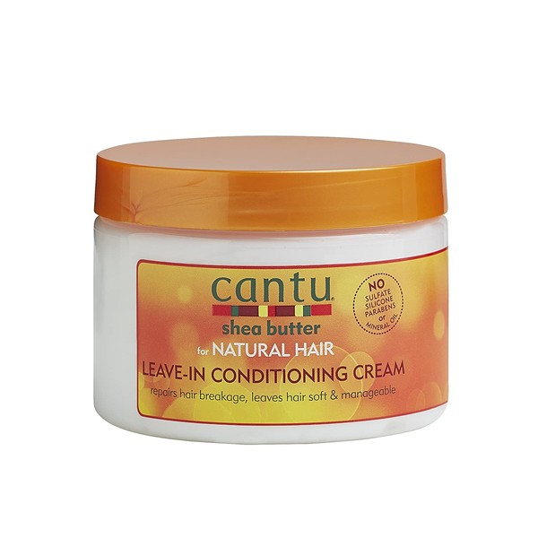 Cantu Shea Butter for Natural Hair Leave in Conditioning Cream, 12 Ounce