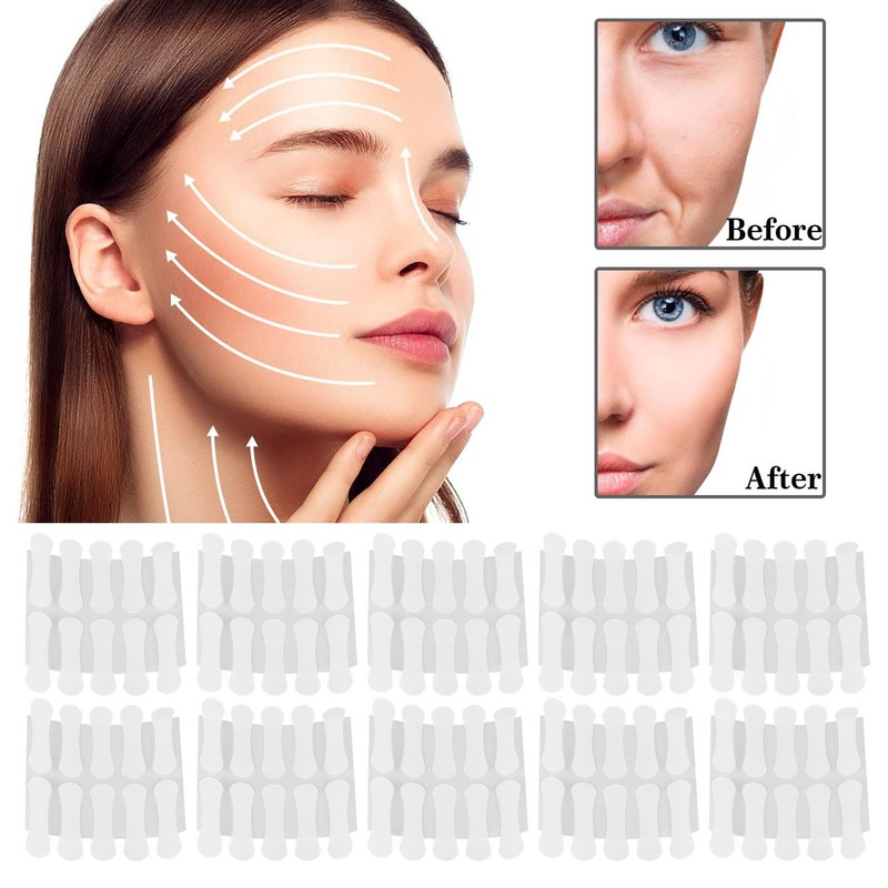 Face Lifting Tape, Lift Tight 100 Pieces Face Lift Tape,