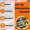 CANAANIN Zip Tie Holder Cable Tie Holder Portable Upgraded Carabiner