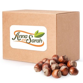 Anna and Sarah 10 Lbs Oregon Large Hazelnuts In shell, Kosher, Whole,NON-GMO, Fresh Buttery Taste and Easy to Crack in Box (160 Oz)