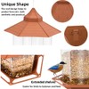 OKONOS Automatic Bird Feeder Hanging Seed Food Dispenser for Parrots