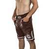 Adam Lederhosen Sweatpants Short - Oktoberfest Fleece Jogger Sweat Pants