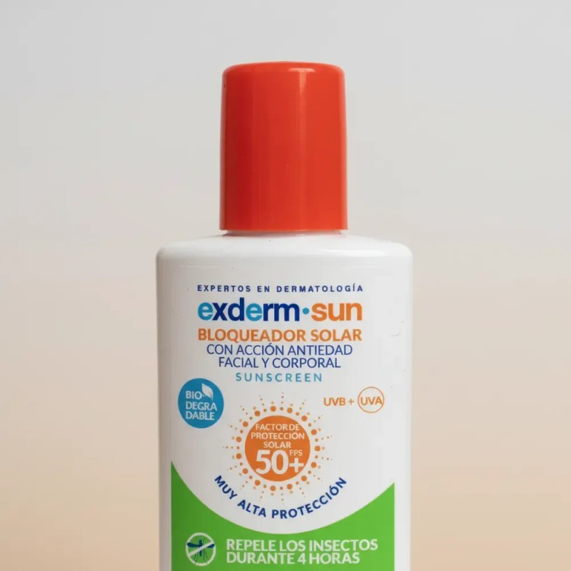 Exderm Sun Foto Protector Con Repelente Insectos Fps 50