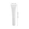 Baluue 2Pcs Refillable Travel Bottle with Flocked Head Compact Plastic