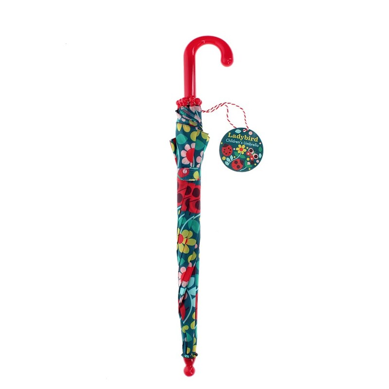 Rex London Children's Push-Up Umbrella - Ladybird