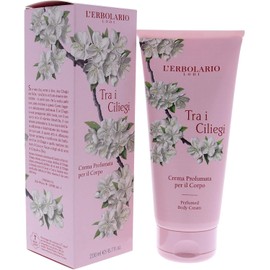 LErbolario L'erbolario perfumed body cream - tra i ciliegi - floral, fruity scent - moisturize and soften delicate skin with cherry blossoms, coconut & cocoa butter - - 6.7 oz